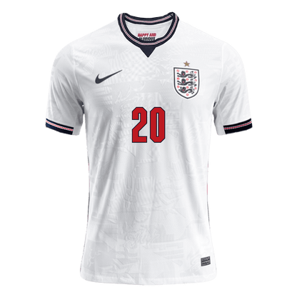 PALMER #20 England Mens Home Soccer Jersey World Cup 2026 White - Player Version