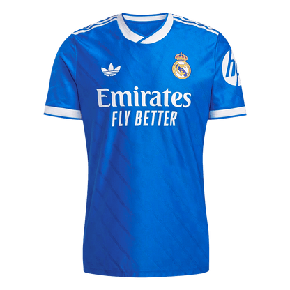 MBAPPÉ #10 Real Madrid Mens Third Away Soccer Jersey 2025/26 Blue - Player Version