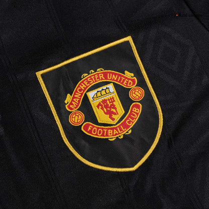 Retro Manchester United Mens Away Soccer Jersey 1993/94 Black