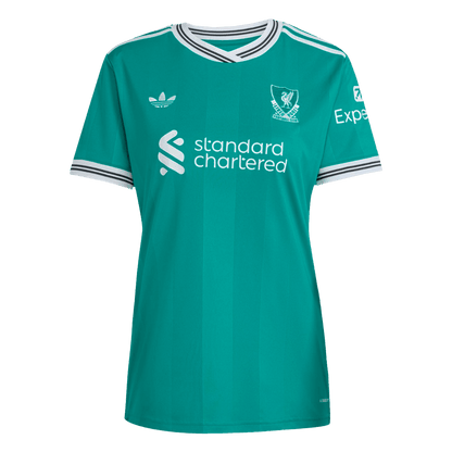 Liverpool Womens Third Away Soccer Jersey 2025/26 Green