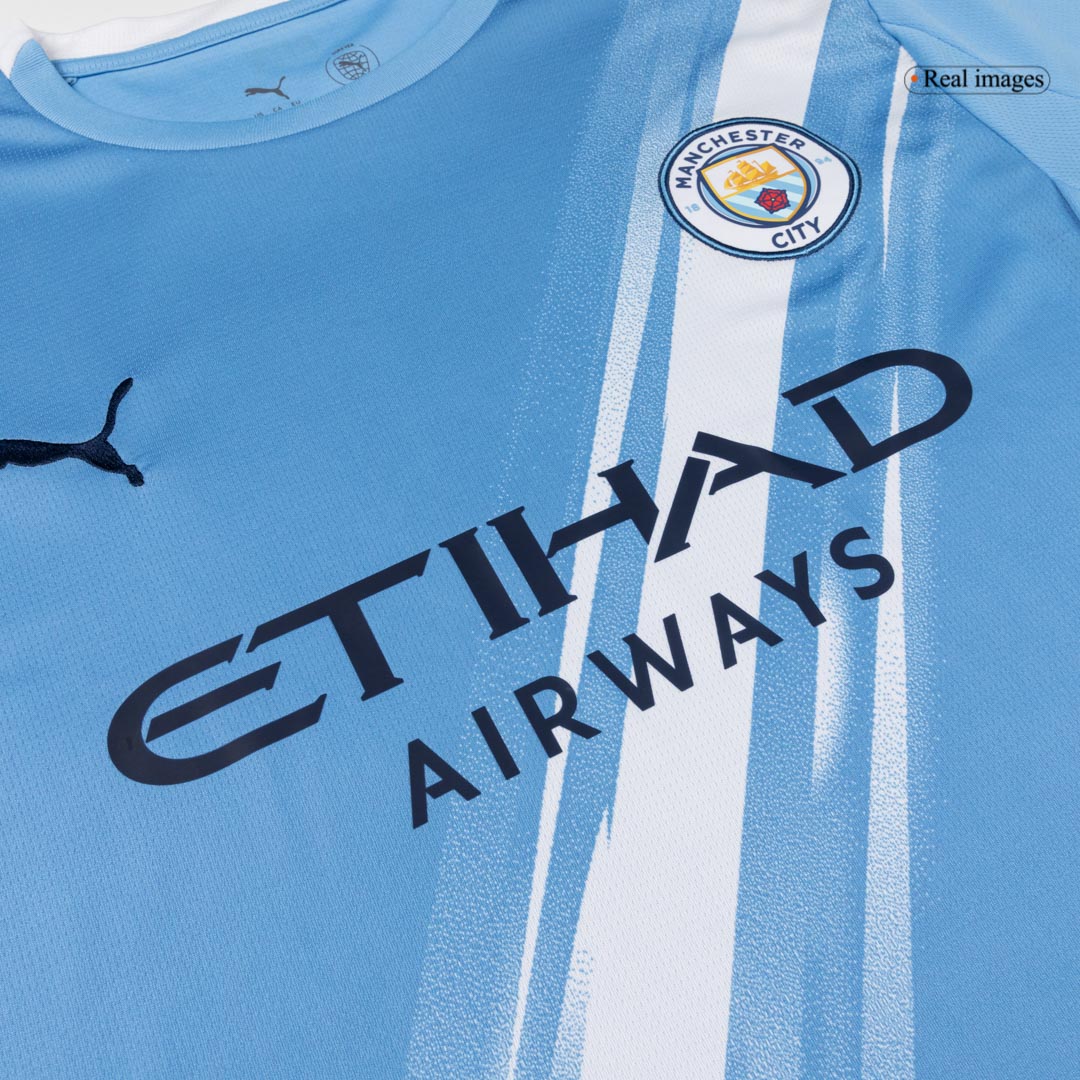 HAALAND #9 Manchester City Mens Home Soccer Jersey World Cup 2025/26 Blue [PREMIUM]