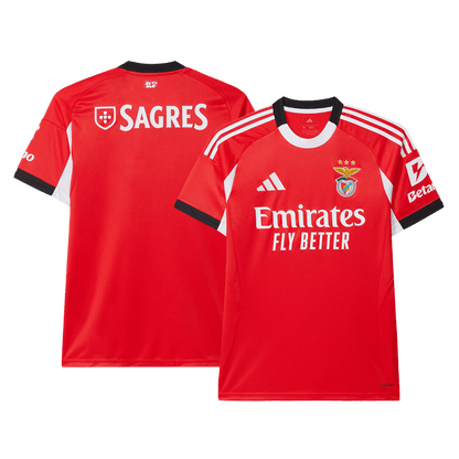 Benfica Mens Home Soccer Jersey 2025/26 Red