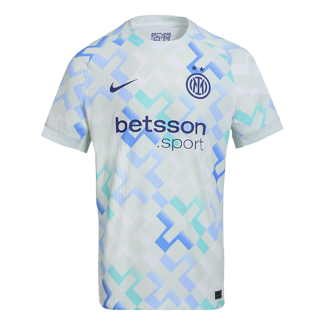 Inter Milan Mens Away Soccer Jersey 2025/26 Blue - Player Version