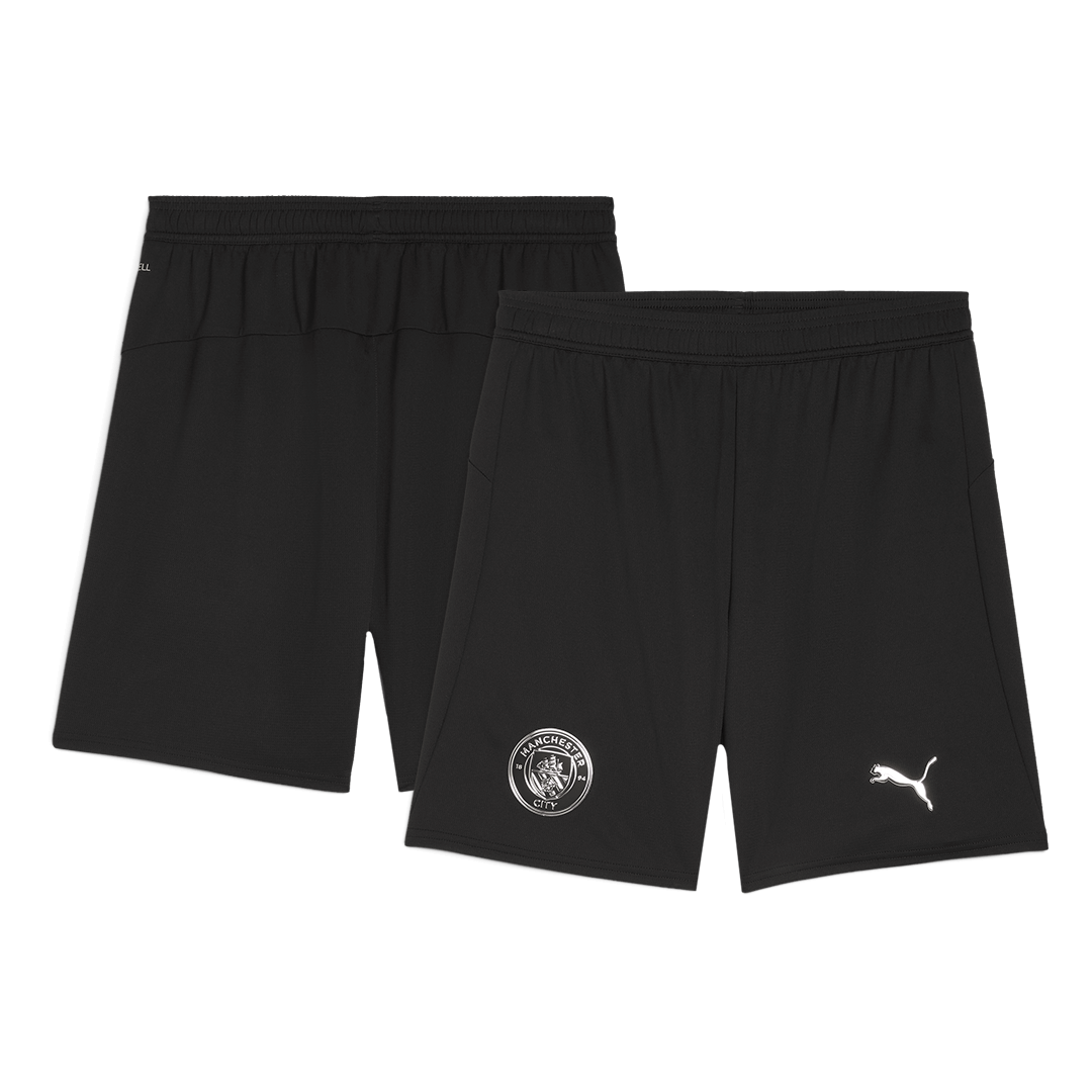 Manchester City Mens Away Soccer Shorts 2025/26 Black