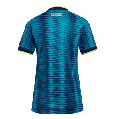 Colombia Womens Away Soccer Jersey World Cup 2026 Blue