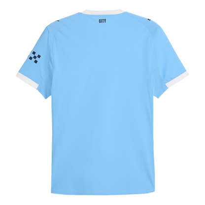 Manchester City Mens Home Soccer Jersey 2025/26 Blue - Player Version