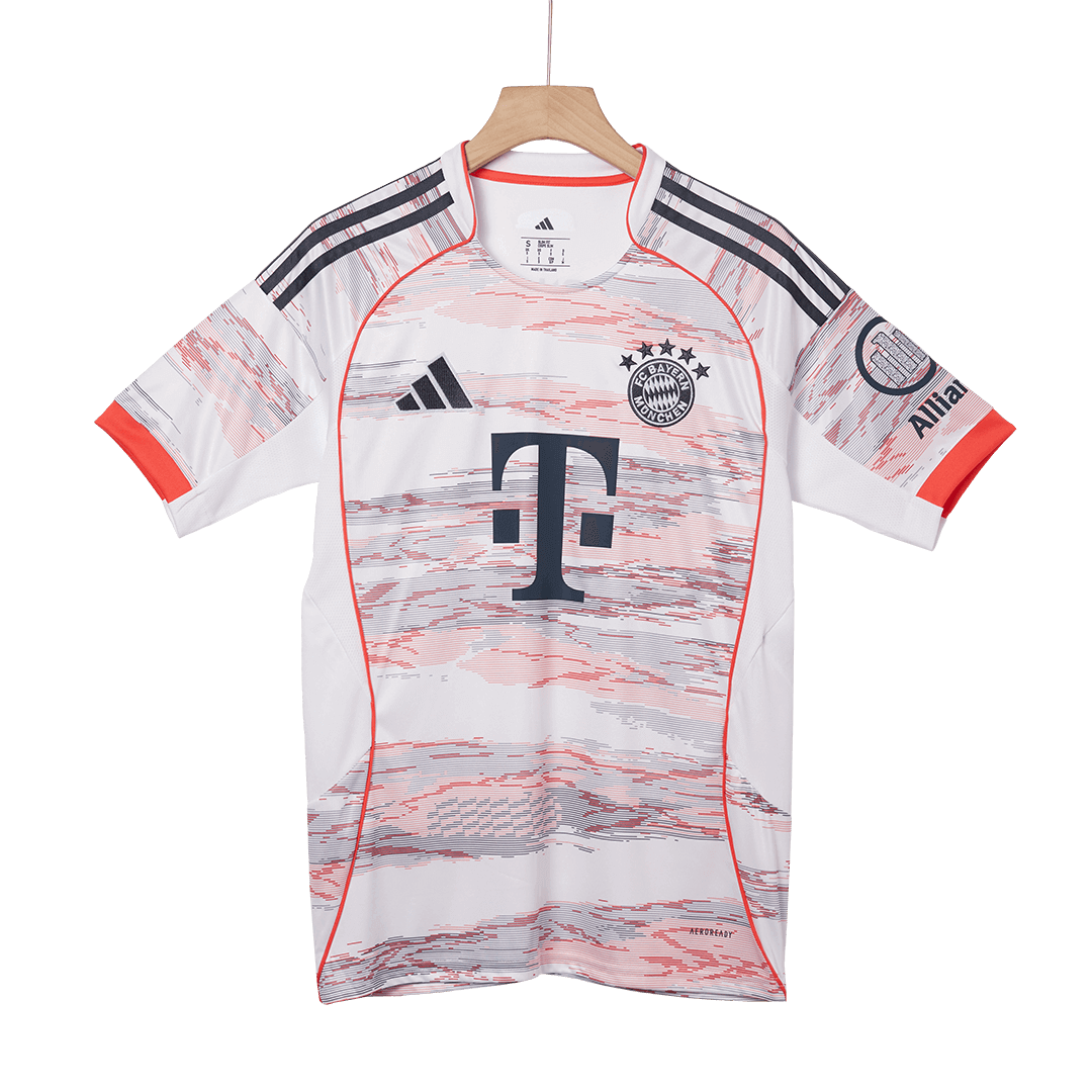 OLISE #17 Bayern Munich Mens Away Soccer Jersey 2025/26 White