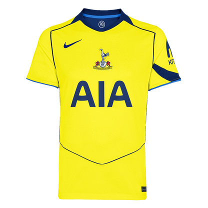 Tottenham Hotspur Mens Third Away Soccer Jersey 2025/26 Yellow