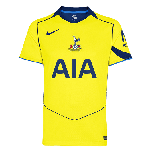 Tottenham Hotspur Mens Third Away Soccer Jersey 2025/26 Yellow