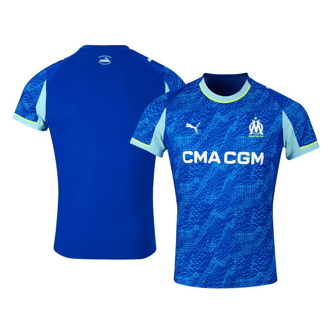 Marseille Mens Third Away Soccer Jersey 2025/26 Blue