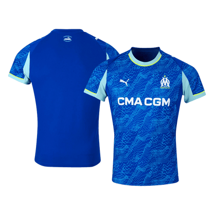 Marseille Mens Third Away Soccer Jersey 2025/26 Blue