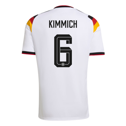 KIMMICH #6 Germany Mens Home Soccer Jersey World Cup 2026 White