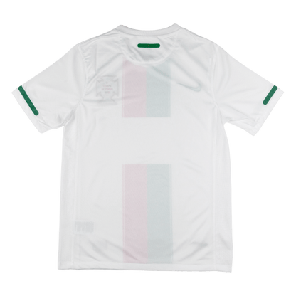Retro Portugal Mens Away Soccer Jersey 2010 White