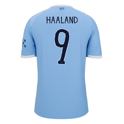 HAALAND #9 Manchester City Mens Home Soccer Jersey World Cup 2025/26 Blue [PREMIUM]