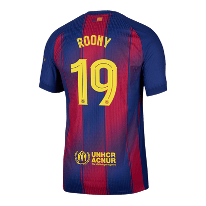 ROONY #19 Barcelona Mens Home Soccer Jersey UCL 2025/26 Red&Blue - Player Version