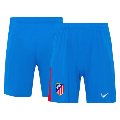 Atletico Madrid Mens Third Away Soccer Shorts 2025/26 Blue