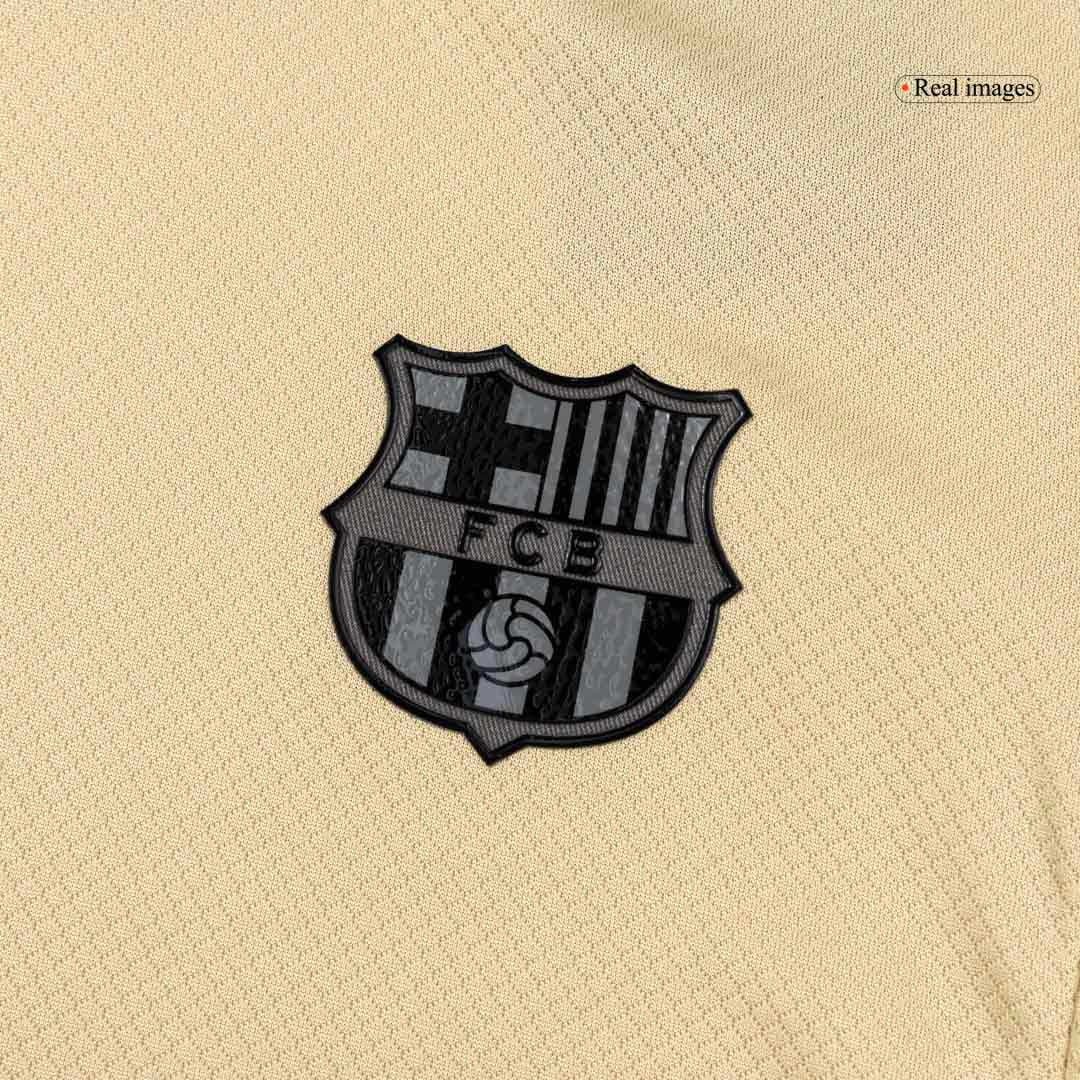 Barcelona Kids Away Soccer Full Set 2025/26 Yellow&Black