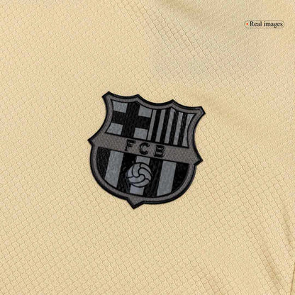 Barcelona Kids Away Soccer Kit 2025/26 Yellow