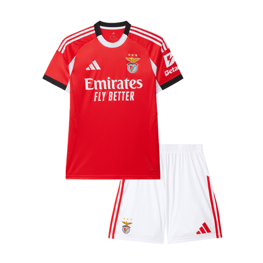 Benfica Kids Home Soccer Kit 2025/26 Red