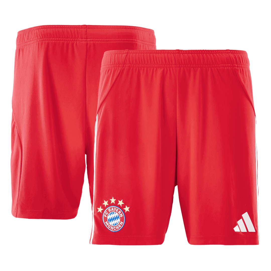 Bayern Munich Mens Home Soccer Full Set 2025/26 Red [PREMIUM]