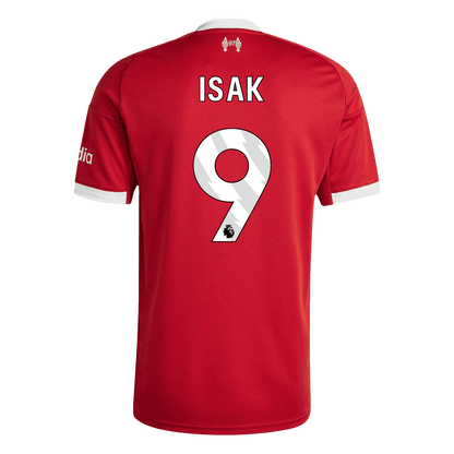 ISAK #9 Liverpool Mens Home Soccer Jersey 2025/26 Red