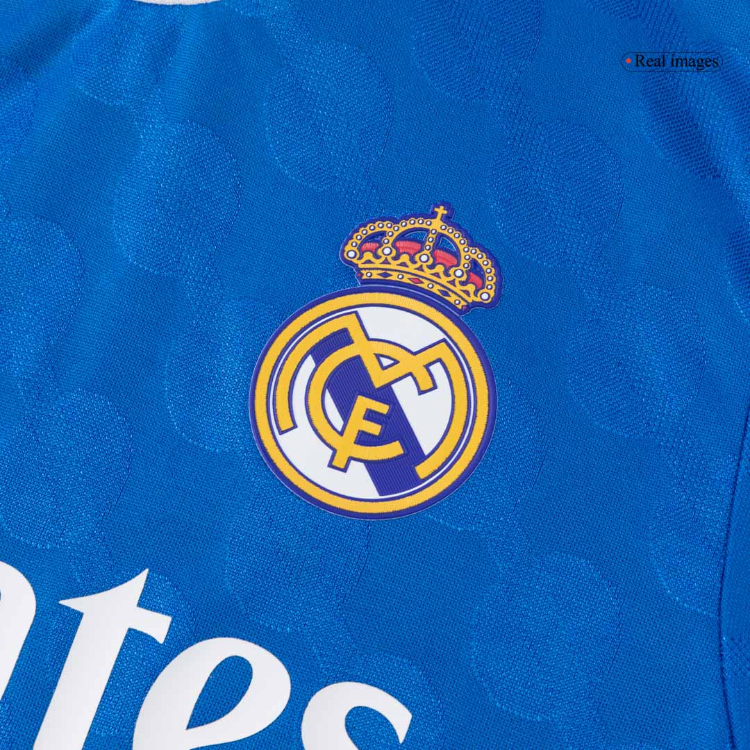 CAMAVINGA #6 Real Madrid Mens Third Away Soccer Jersey 2025/26 Blue - Player Version
