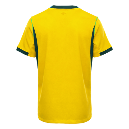 Brazil Mens Home Soccer Jersey World Cup 2026 Yellow
