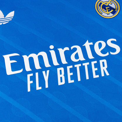 Real Madrid Womens Third Away Soccer Jersey 2025/26 Blue