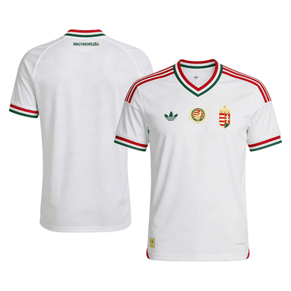 Hungría Mens Away Soccer Jersey World Cup 2026 White