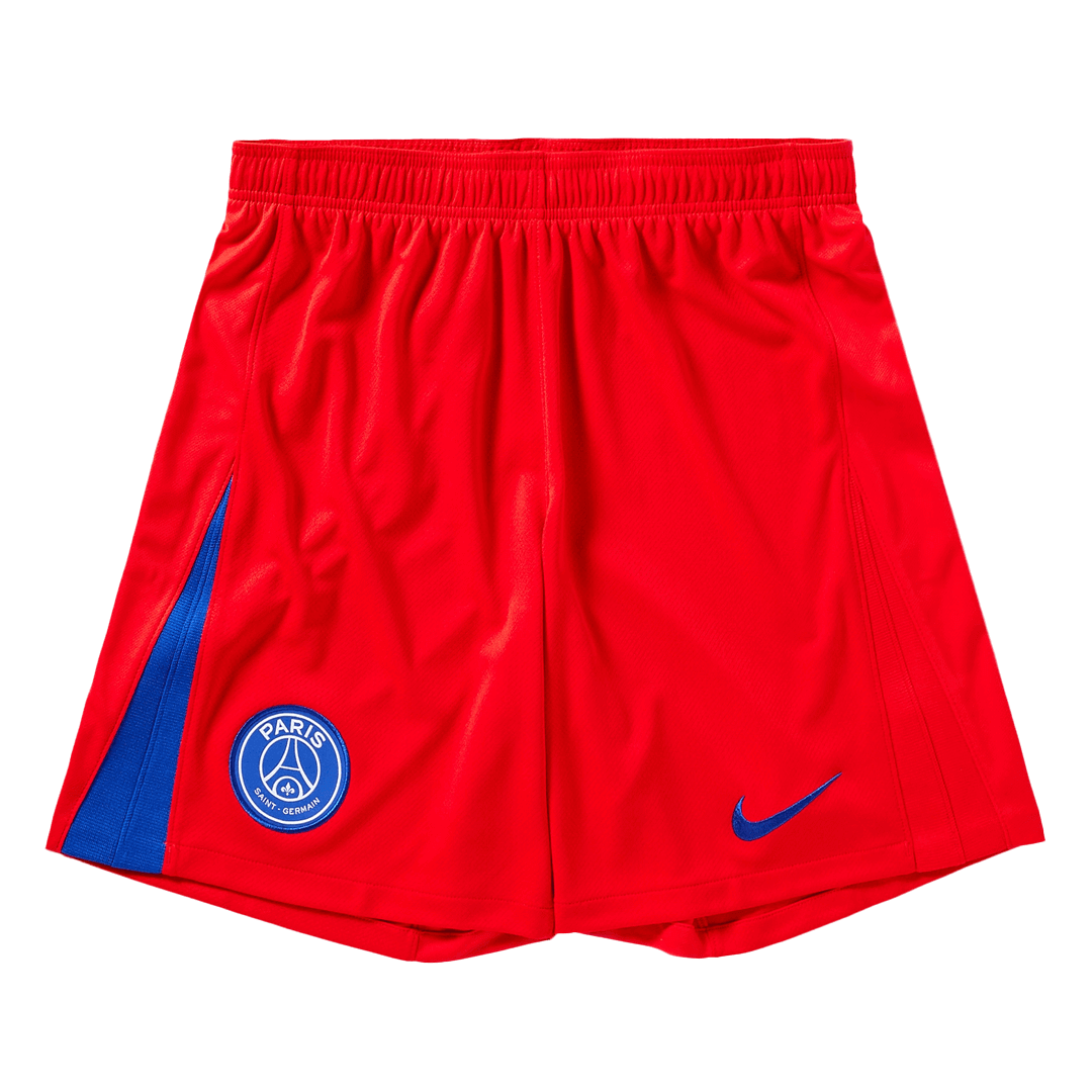 PSG Mens Third Away Soccer Kit 2025/26 Red
