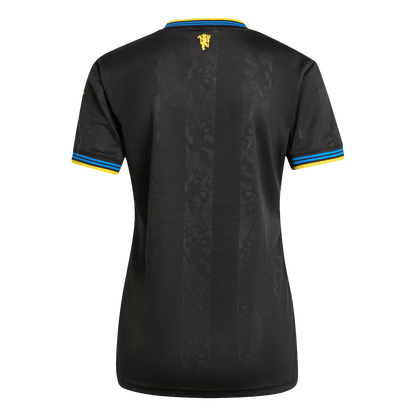 Manchester United Womens Third Away Soccer Jersey 2025/26 Black