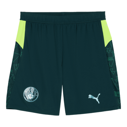 Manchester City Mens Fourth Away Soccer Shorts 2025/26 Green