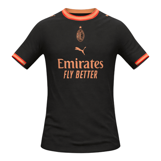 AC Milan Mens Third Away Soccer Jersey 2026/27 Red&Black