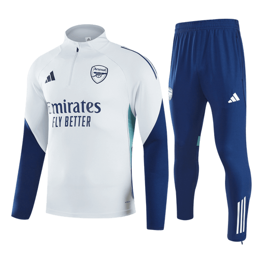 Arsenal Kids Training Tracksuit Kit 2025/26 White