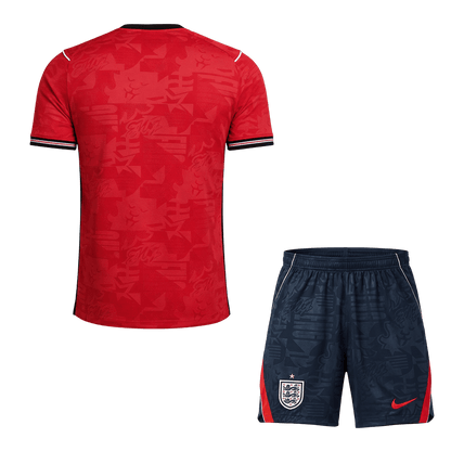 England Mens Away Soccer Kit World Cup 2026 Red