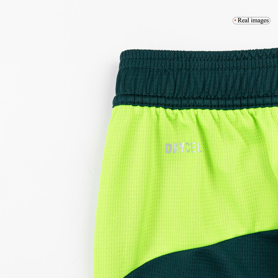 Manchester City Mens Fourth Away Soccer Shorts 2025/26 Green