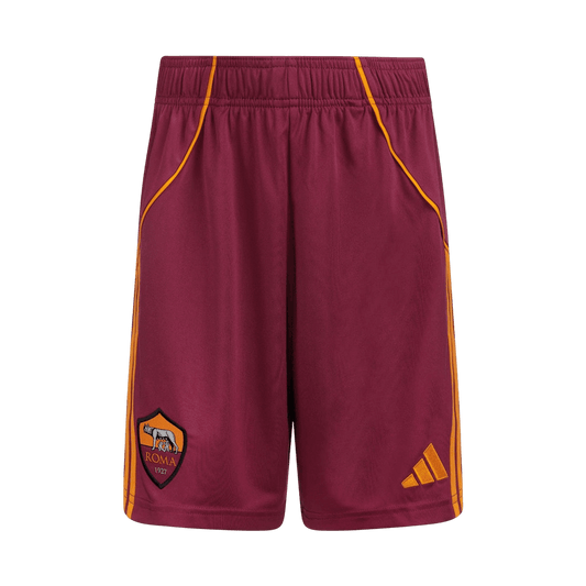 Roma Mens Home Soccer Shorts 2025/26 Red