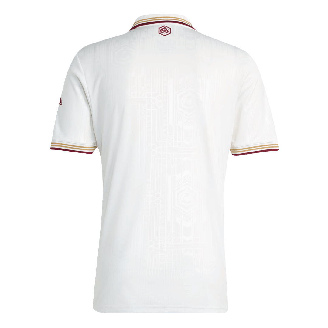 Arsenal Mens Third Away Soccer Kit 2025/26 White