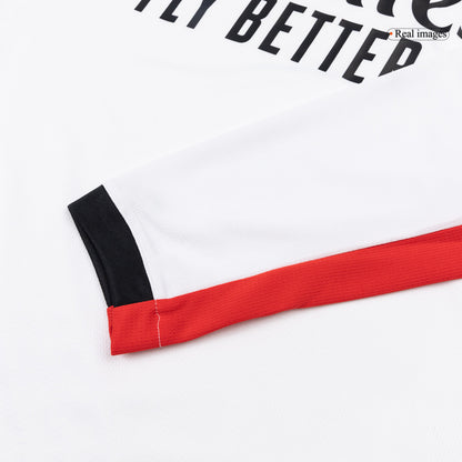 AC Milan Mens Away Long Sleeve Soccer Jersey 2025/26 White