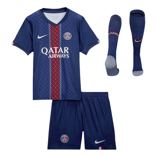 PSG Kids Home Soccer Full Set 2025/26 Navy