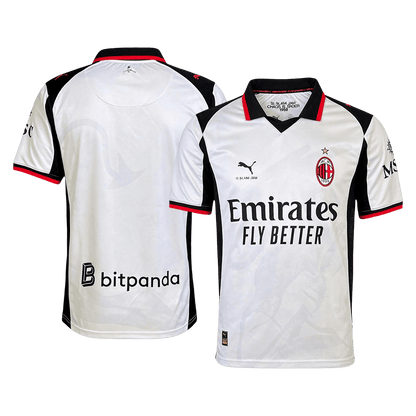 AC Milan Mens Soccer Jersey 2025/26 Silver