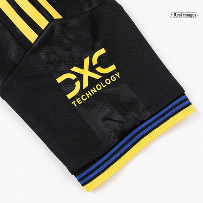 Manchester United Kids Third Away Soccer Full Set 2025/26 Black