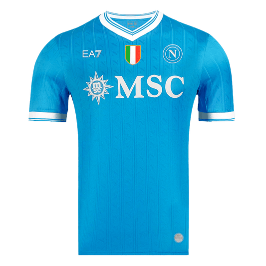 Napoli Mens Home Soccer Jersey 2025/26 Blue - Player Version