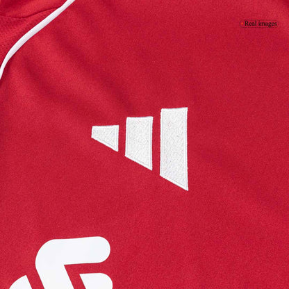 KERKEZ #6 Liverpool Mens Home Soccer Jersey 2025/26 Red
