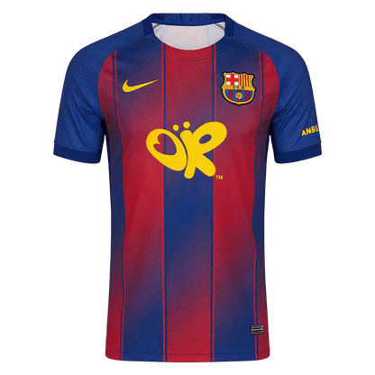 Barcelona Mens Home Soccer Jersey 2025/26 Red&Blue