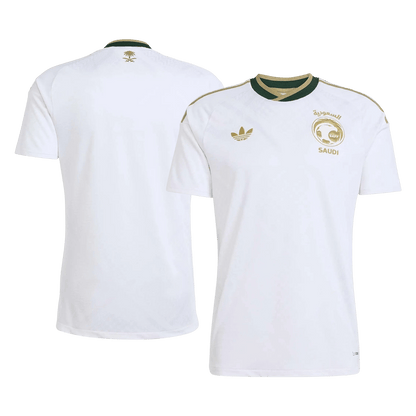Saudi Arabia Mens Away Soccer Jersey World Cup 2026 White - Player Version