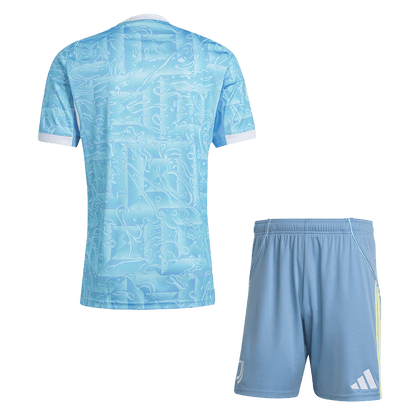 Juventus Mens Away Soccer Kit 2025/26 Blue