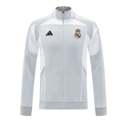 Real Madrid Mens Home Training Jacket 2025/26 Gray