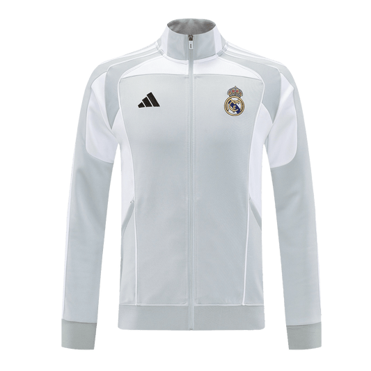 Real Madrid Mens Home Training Jacket 2025/26 Gray