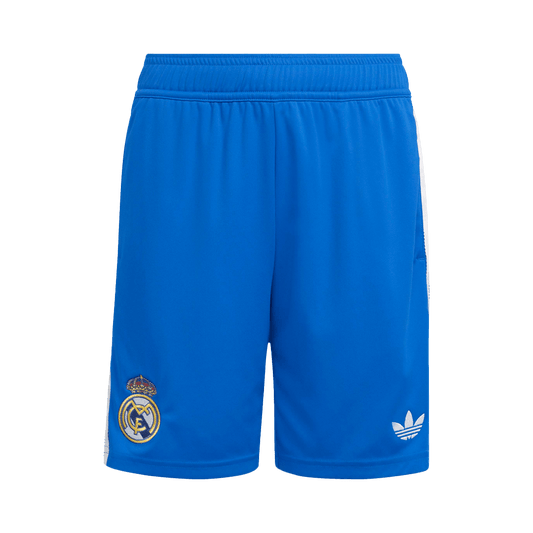 Real Madrid Mens Third Away Soccer Shorts 2025/26 Blue